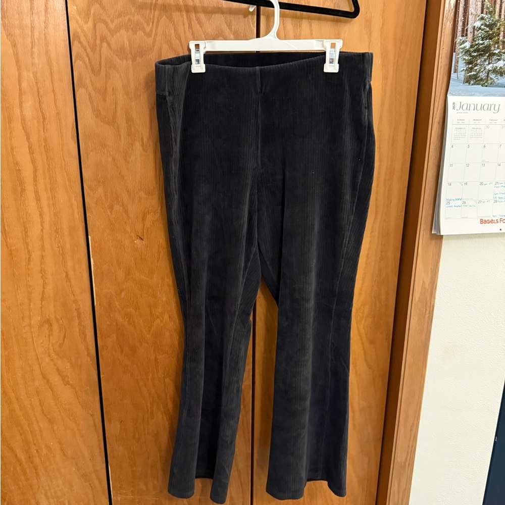 Black Velvet Pants
